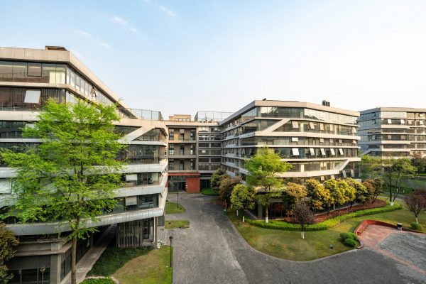 Green environment of office buildings in science and technology park, Chongqing, China Green environment of office buildings in science and technology park, Chongqing, China